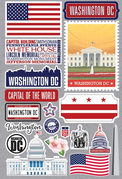 Jet Setters 2021: Washington DC Stickers