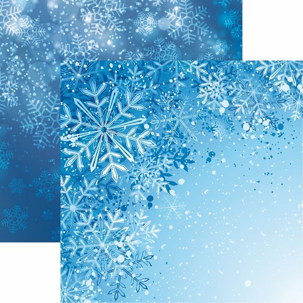 Jack Frost: Snowflakes Scrapbook Paper