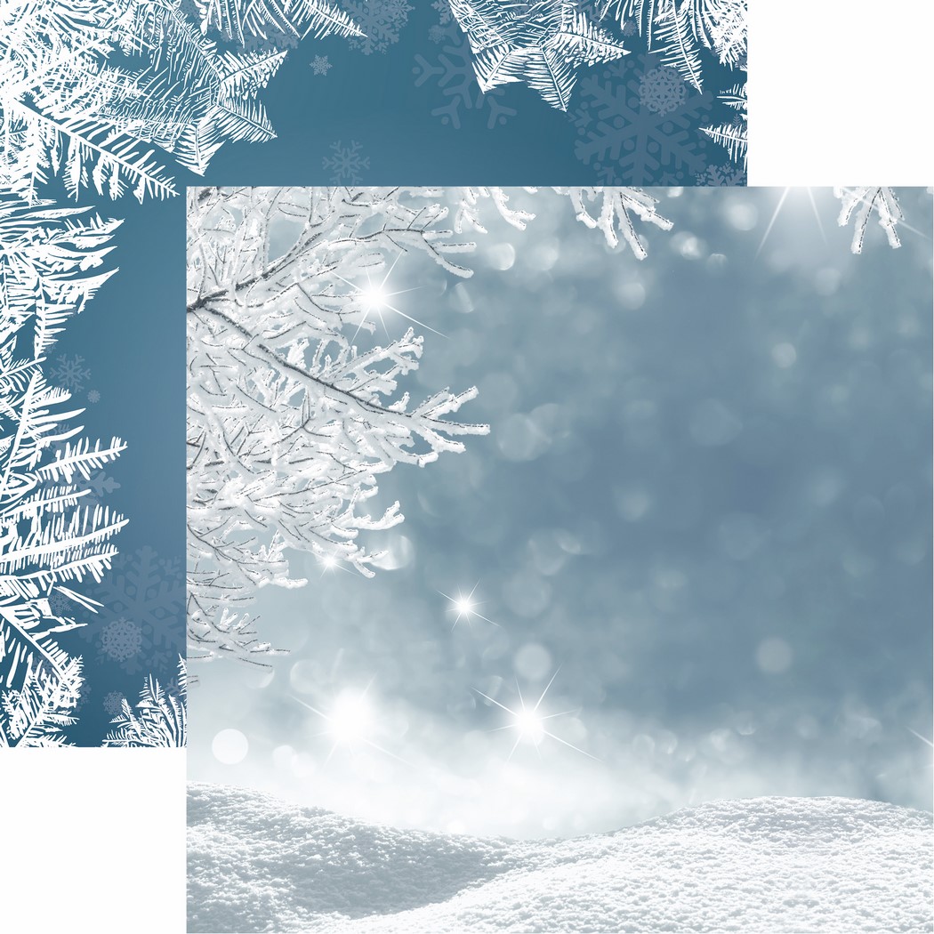 Jack Frost: Snowscape Scrapbook Paper