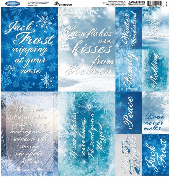 Jack Frost 12x12 Poster Sticker
