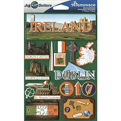 Ireland Jetsetters 3D Stickers