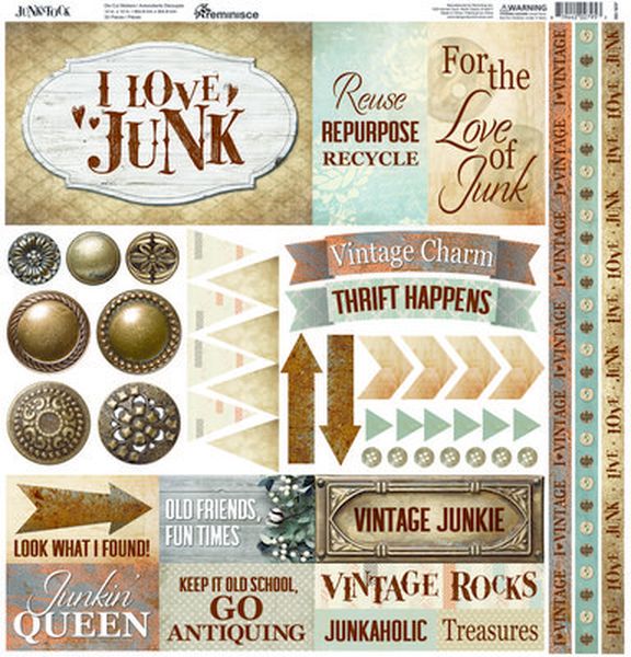 Junkstock 12x12 Elements Sticker