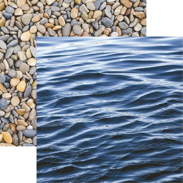 Lake Life: Lake Water Scrapbook Paper