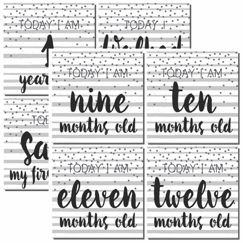 Modern Baby: First Year Too  Scrapbook Paper