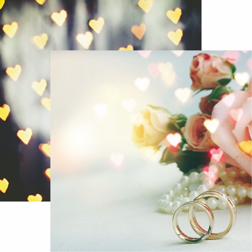Modern Wedding: True Love Scrapbook Paper