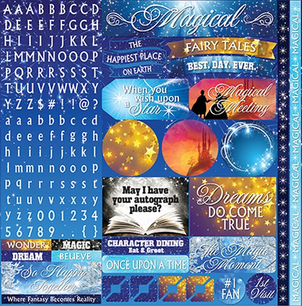 Magical Too: 12x12 Variety Sticker