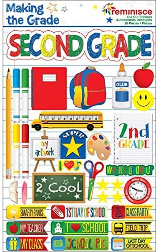 Making the Grade: Second Grade Stickers