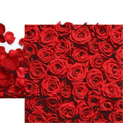 Made with Love: Red Roses Scrapbook Paper
