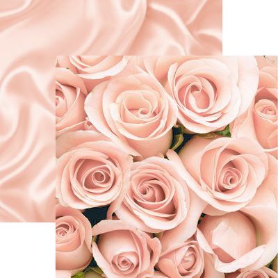 A Night to Remember: Roses & Satin Scrapbook Paper