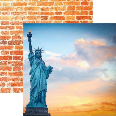 New York: Lady Liberty Scrapbook Paper