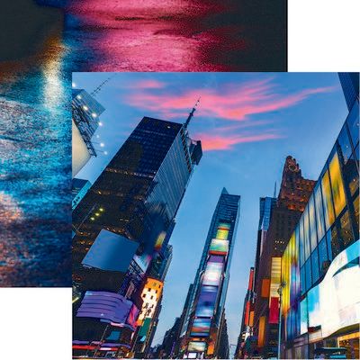 New York: Times Square Scrapbook Paper