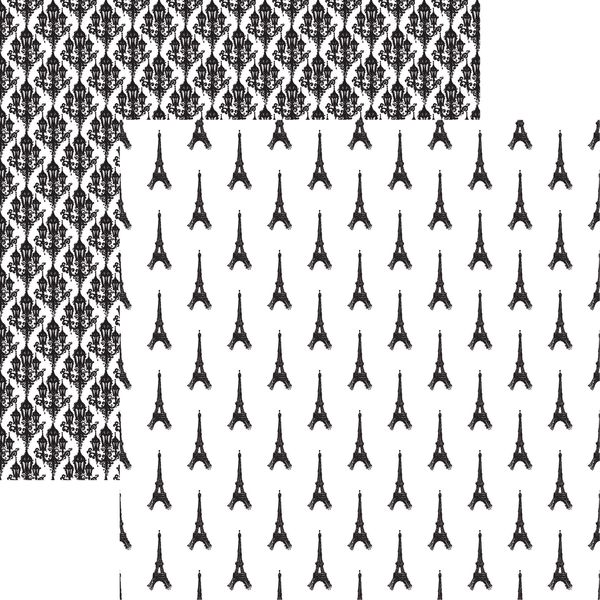 Parisian Cafe: Eiffel Tower DS Paper