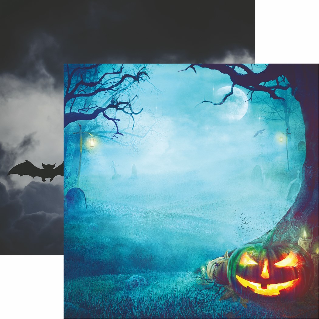 Pumpkin Hallow: Night of the Pumpkin Scrapbook Paper