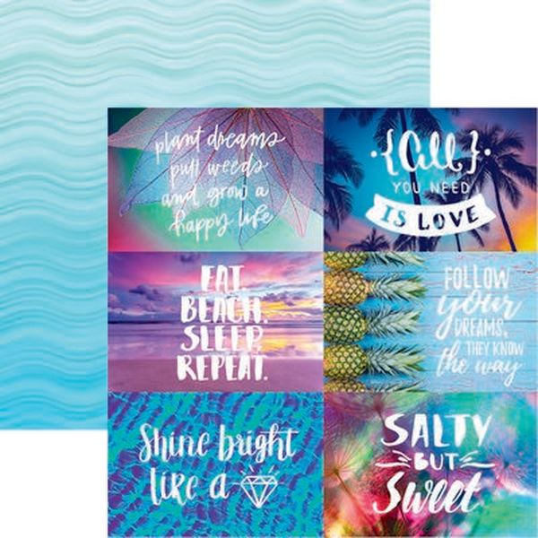 Quote Book: Sunshine & Rainbows Scrapbook Paper
