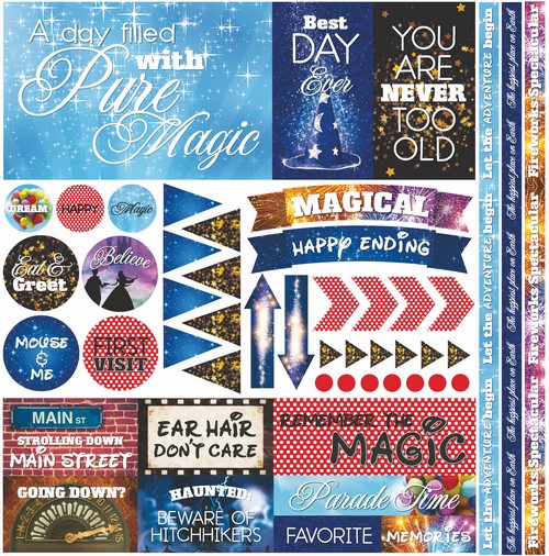 Real Magic 12 x12 Elements Sticker