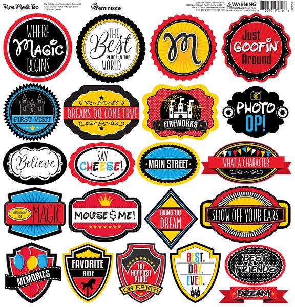 Real Magic Too 12x12 Label Sticker