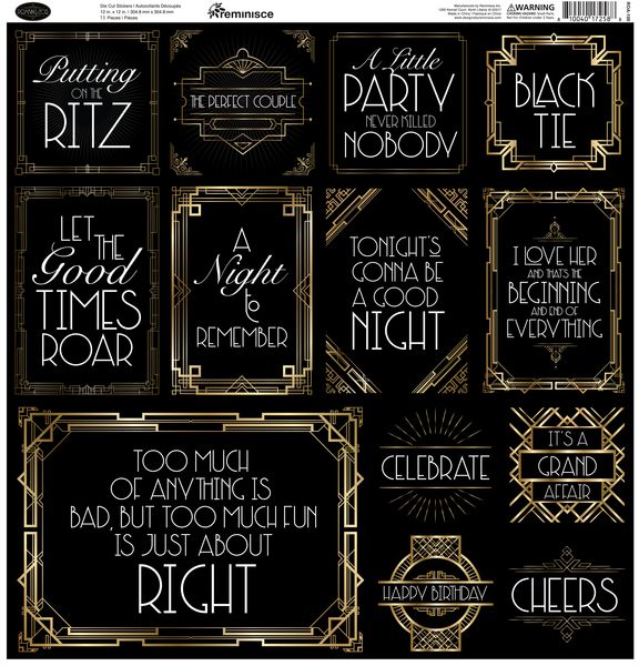 Roaring 20's?12x12 Custom Sticker