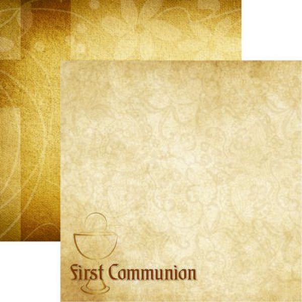 Rites of Passage: First Communion Scrapbook Paper
