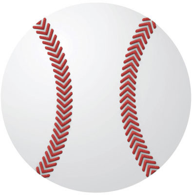 Real Sports Baseball Diecut