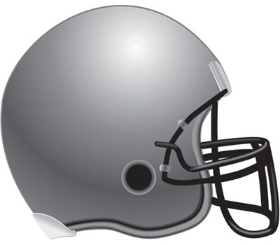 Real Sports Football Helmet Diecut
