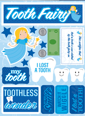 Tooth Fairy 3D Sticker