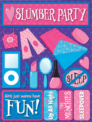Slumber Party 3D Sticker