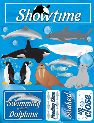 Showtime 3D Sticker