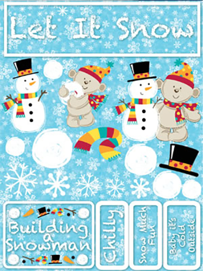 Signature Series 3 - Let it Snow Stickers