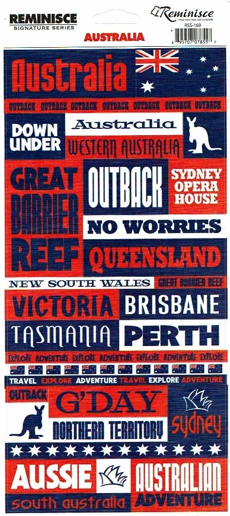 Australia Quote Sticker