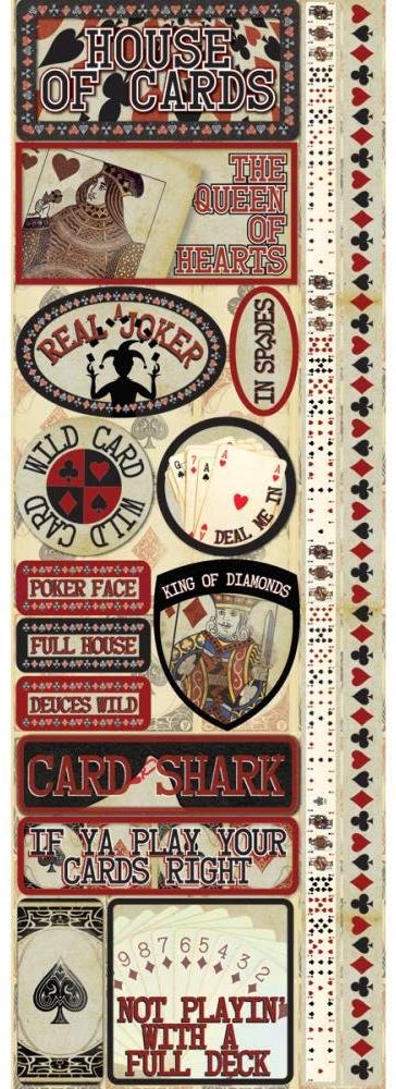 House of Cards Cardstock Stickers