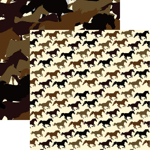 Saddle Up: Horsin' Around Double-Sided Paper