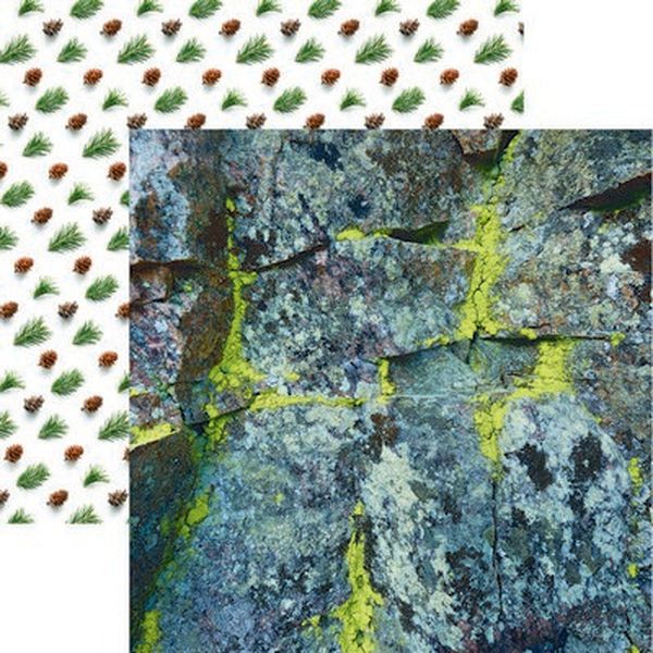 Scandinavian Woodland: Mossy Rock Paper