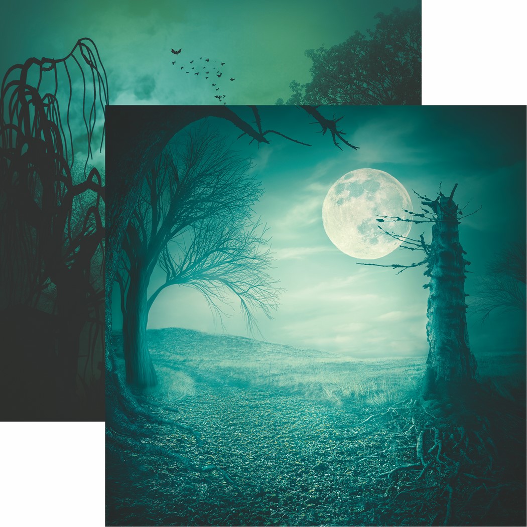 Spooky Night: Spooky Night Scrapbook Paper