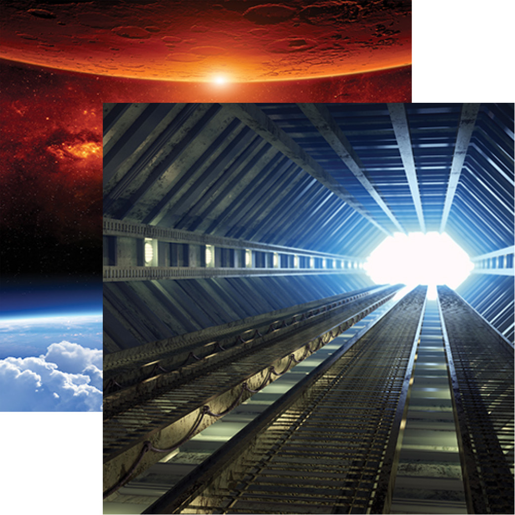 Space Wars Collection:  Take Off! Double-Sided Paper