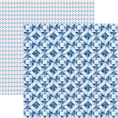 Stitch & Sew: Blue Quilt DS Paper