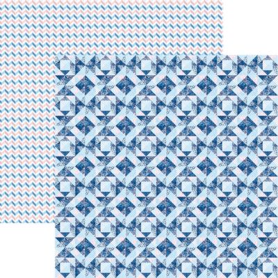 Stitch & Sew: Blue Quilt DS Paper