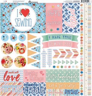 Stitch & Sew 12x12 Sticker