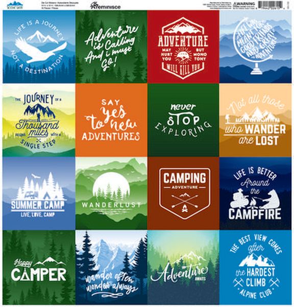 Scenic View 12x12 Square Sticker