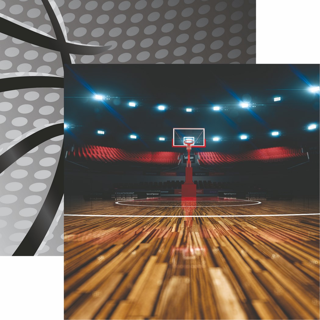 The Basketball Collection 2: Three Pointer Scrapbook Paper