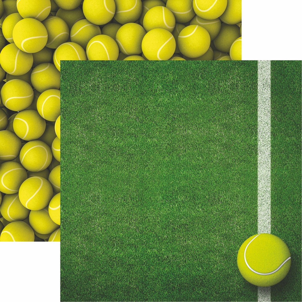 Tennis Collection: Tennis Scrapbook Paper