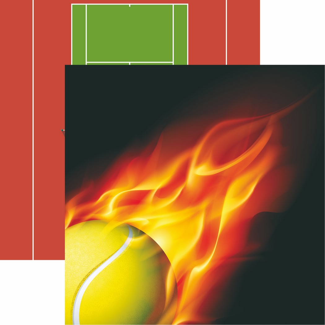 Tennis Collection: Hot Shot Scrapbook Paper