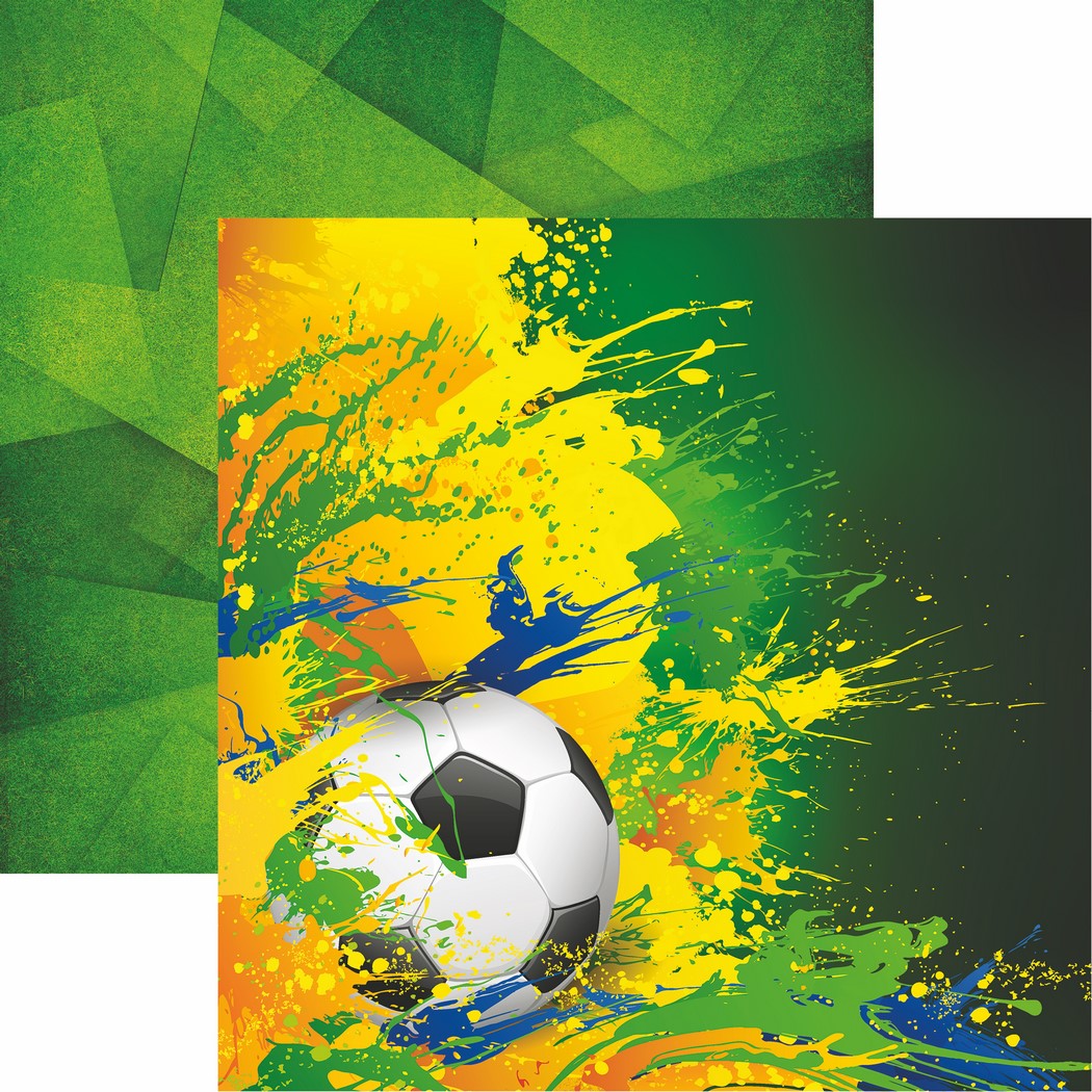 The Soccer Collection 2: Splash Scrapbook Paper