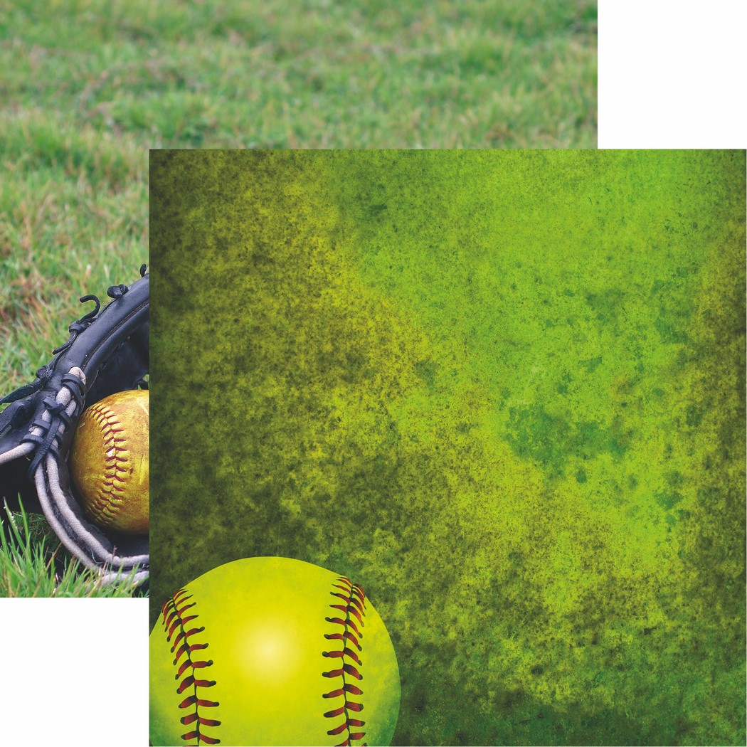 The Softball Collection 2: Softball Scrapbook Paper