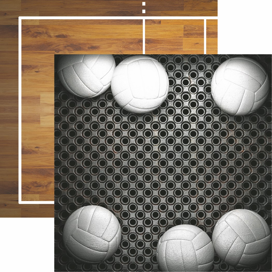 The Volleyball Collection 2: Six Pack Scrapbook Paper