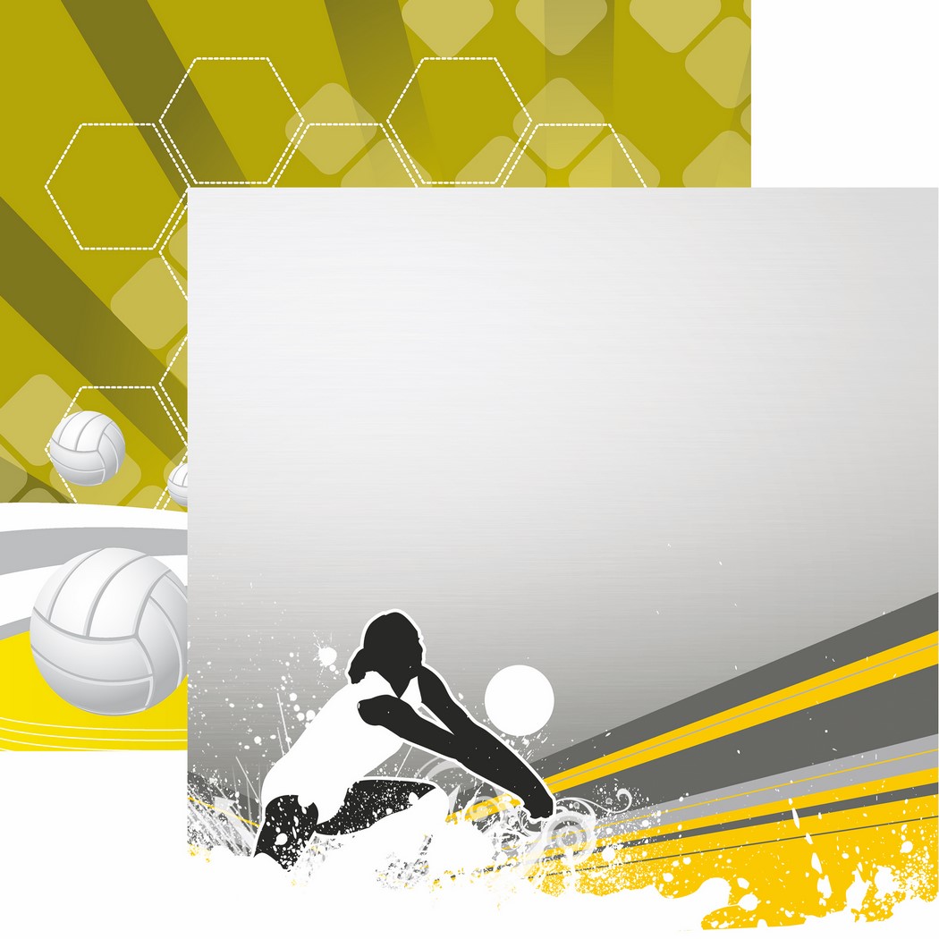The Volleyball Collection 2: Dig Scrapbook Paper