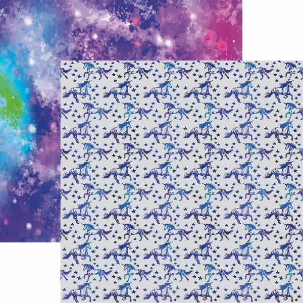 Unicorn Magic Collection: Unicorn Stars Scrapbook Paper