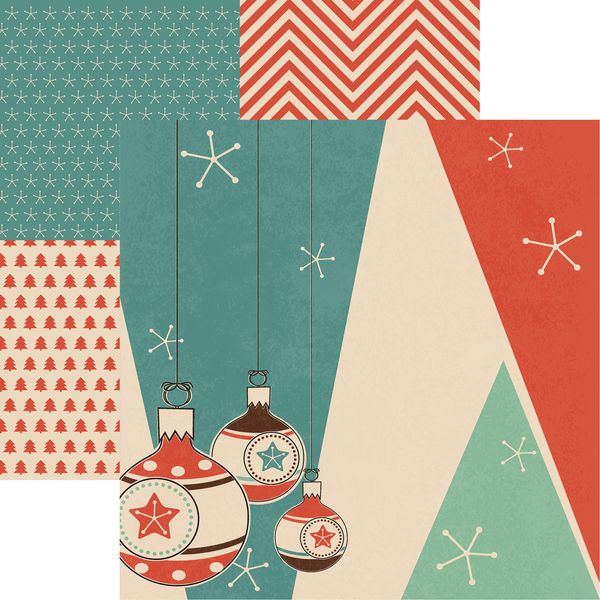 Vintage Christmas: Ornaments DS Paper