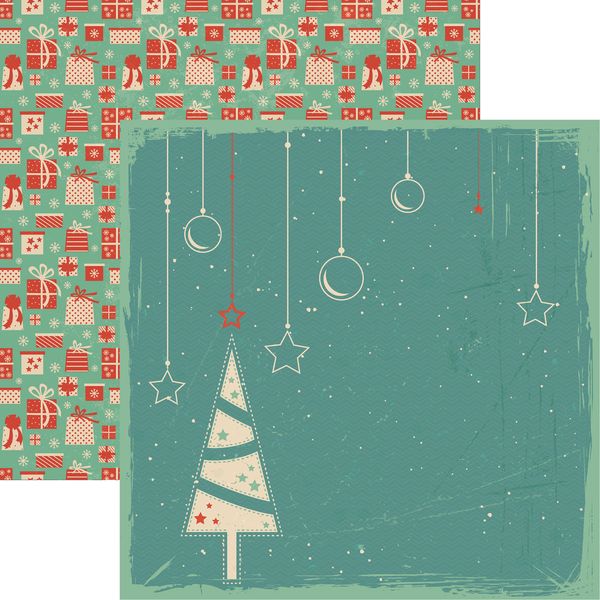 Vintage Christmas: Christmas Tree Too DS Paper