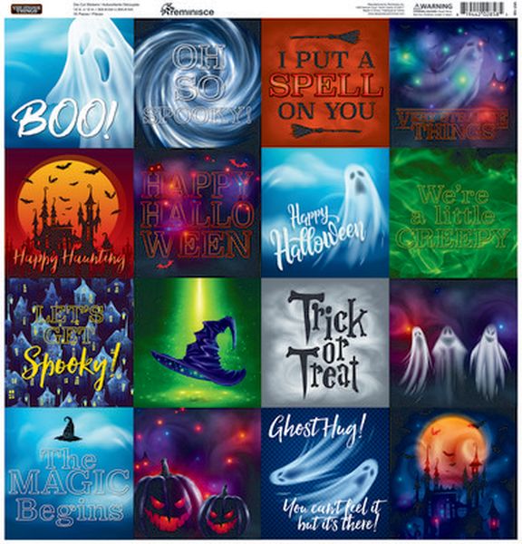 Very Strange Things 12x12 Square Sticker