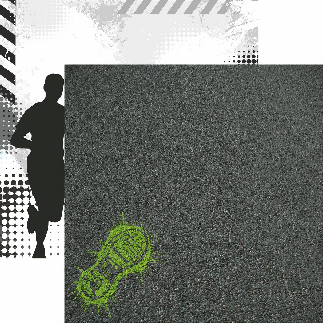 Weekend Warrior Collection: Run Scrapbook Paper